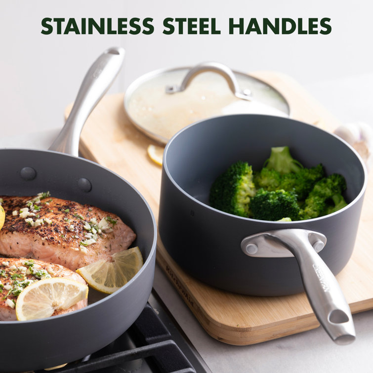 GreenPan Lima Black Aluminum Nonstick 12-Piece Cookware Set