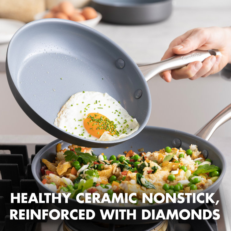 GreenPan Lima Black Aluminum Nonstick 12-Piece Cookware Set