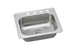 22.06'' L Drop-In Single Bowl Stainless Steel Kitchen Sink