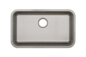 29.75'' Stainless Steel Undermount Single Bowl Kitchen Sink