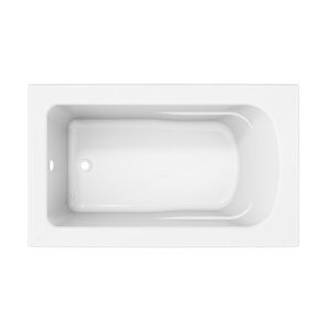 White 36'' Acrylic Drop-In Soaking Bathtub