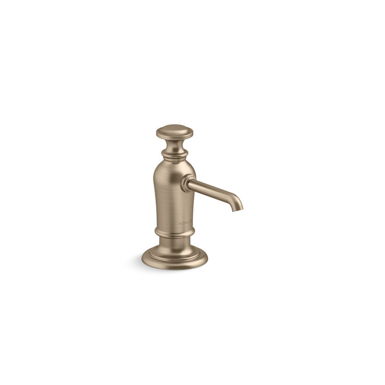 Vibrant Brushed Bronze Vintage Style Soap Dispenser