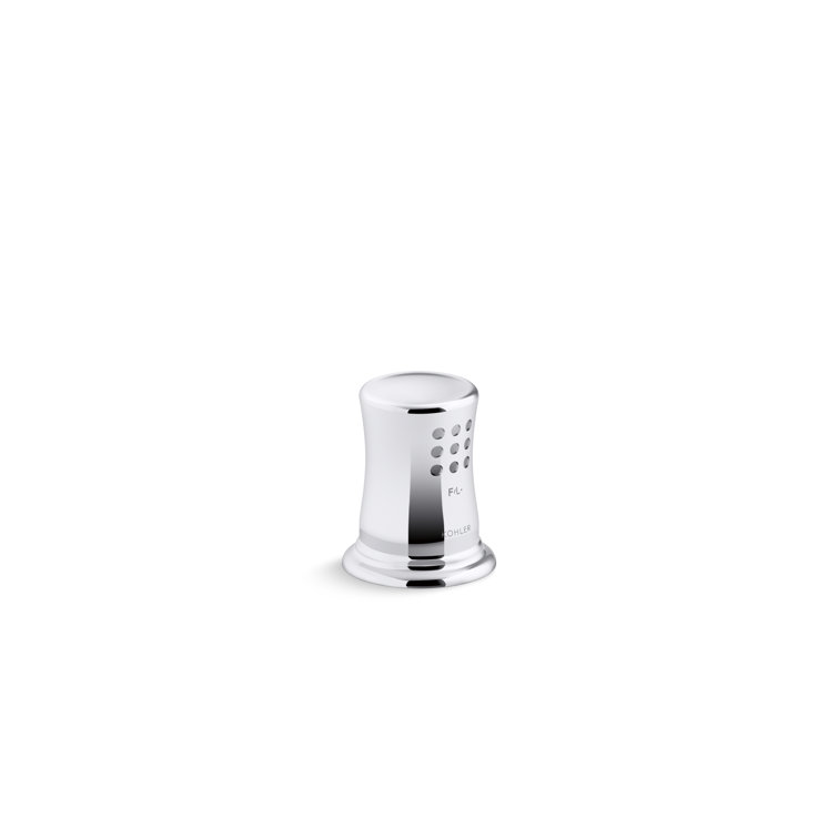Polished Chrome Solid Brass Air Gap Cover with Collar