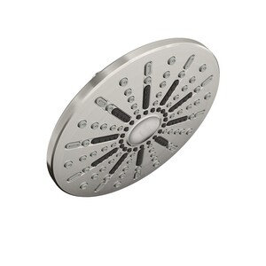 Pulse Brushed Nickel Wall Mounted Multi-Function Shower Head