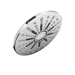 Pulse Chrome Round Wall Mounted Fixed Shower Head