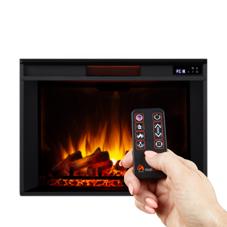 Callaway Chestnut Oak Grand Electric Fireplace with Mantel