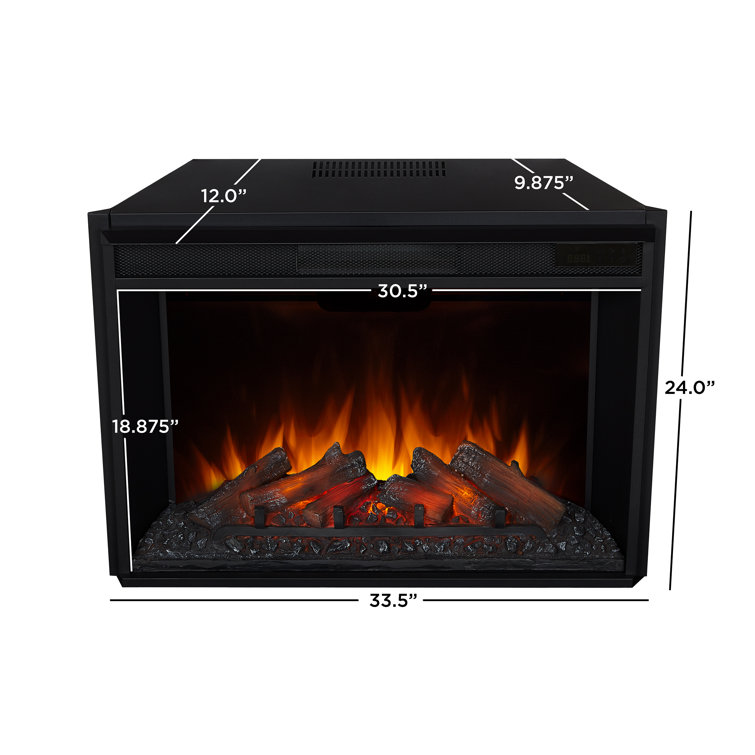 Callaway Chestnut Oak Grand Electric Fireplace with Mantel