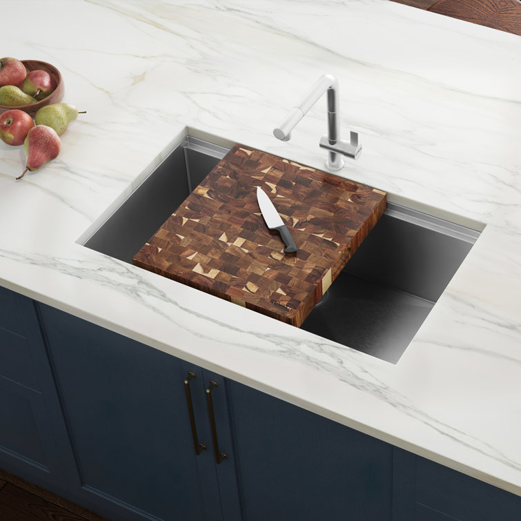 Ruvati 24" Square End-Grain Acacia Butcher Block