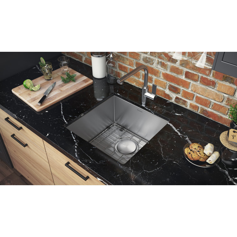 Ruvati 18" Stainless Steel Undermount Bar Prep Sink with Rounded Corners