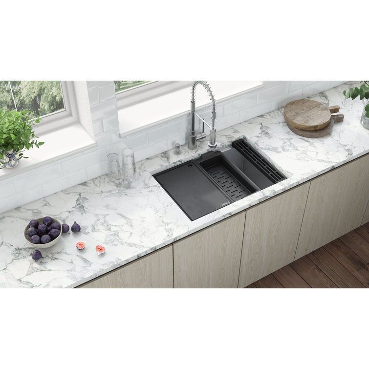 Ruvati 27-inch Stainless Steel Workstation Kitchen Sink