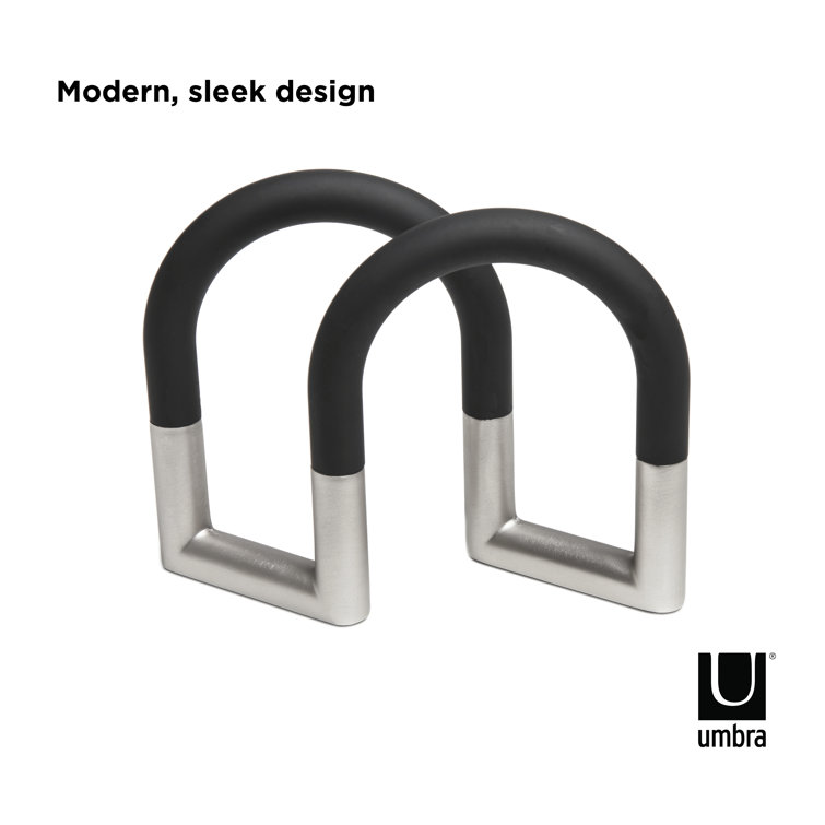 Black and Nickel Swivel Adjustable Metal Napkin Holder