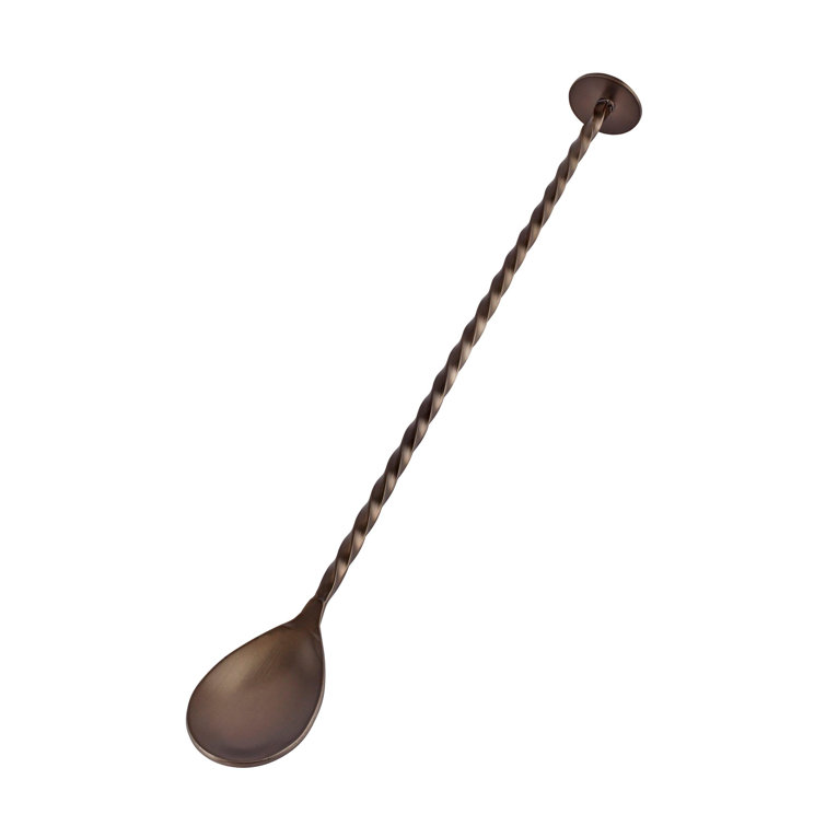 Bronze and Silver 4-Piece Cocktail Shaker Bar Tool Set