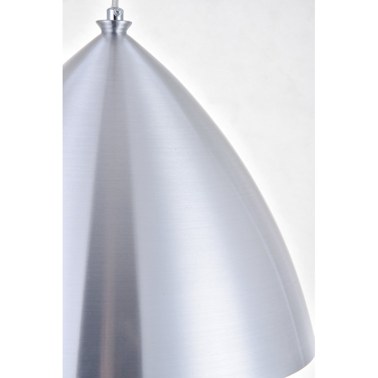 Burnished Nickel Aluminum Single LED Pendant Light