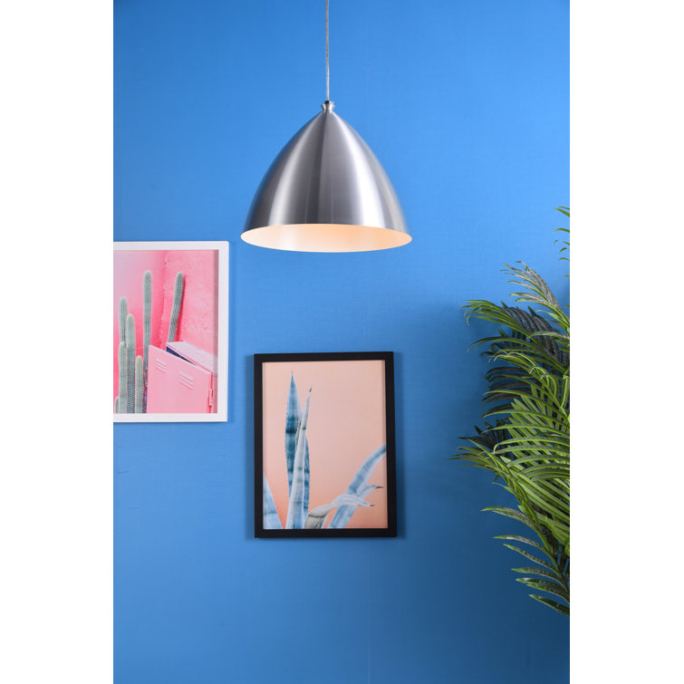 Burnished Nickel Aluminum Single LED Pendant Light