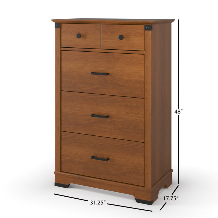 Redmond Coach Cherry 4-Drawer Nursery Dresser