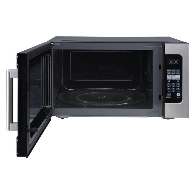 Magic Chef Medium Stainless Steel Countertop Microwave Oven