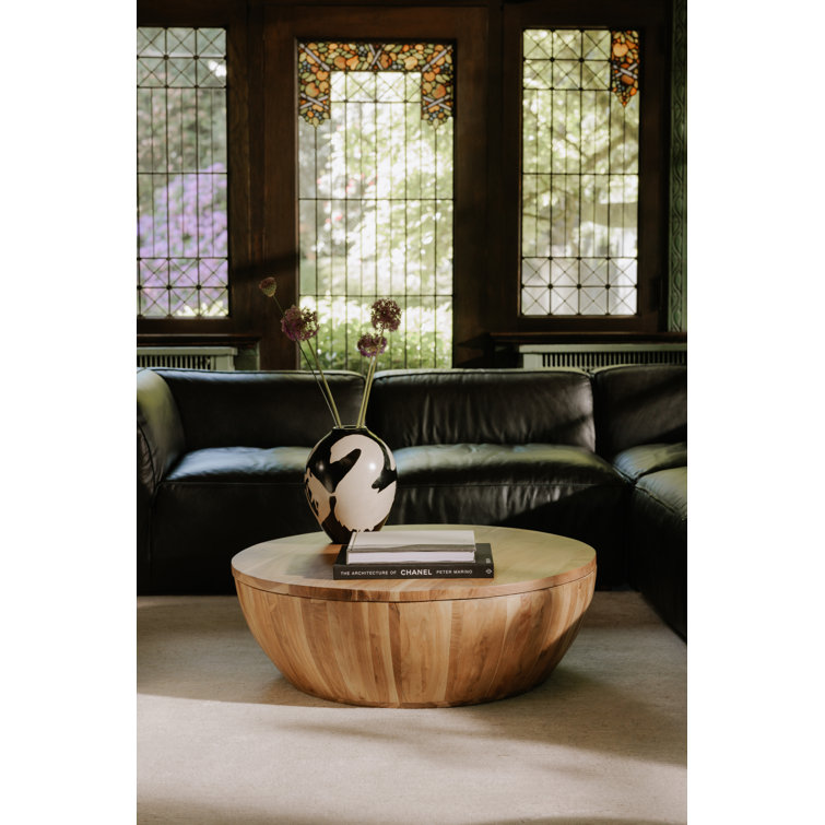 Sonoran Tan Leather Modular Sectional with Ottoman