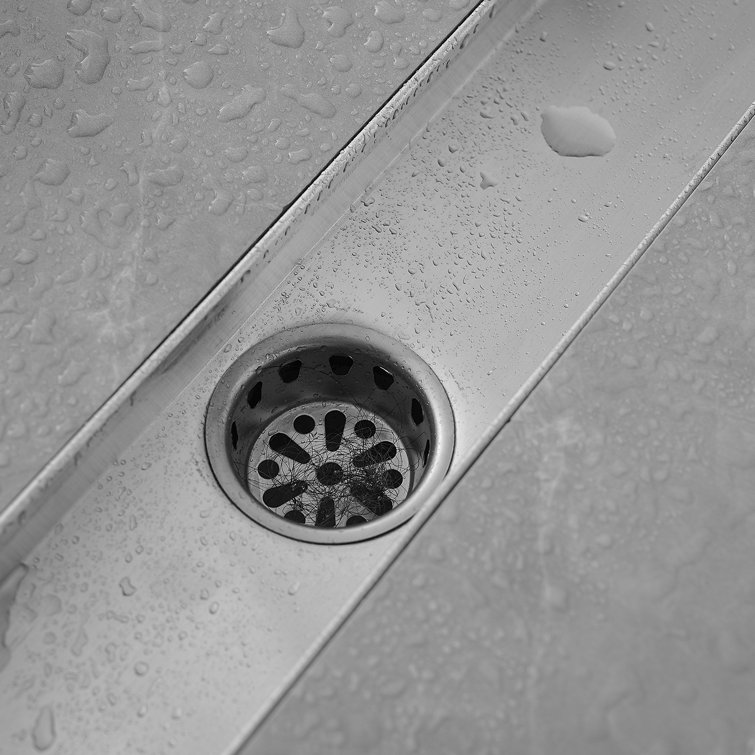 24-Inch Brushed Nickel Stainless Steel Linear Shower Drain