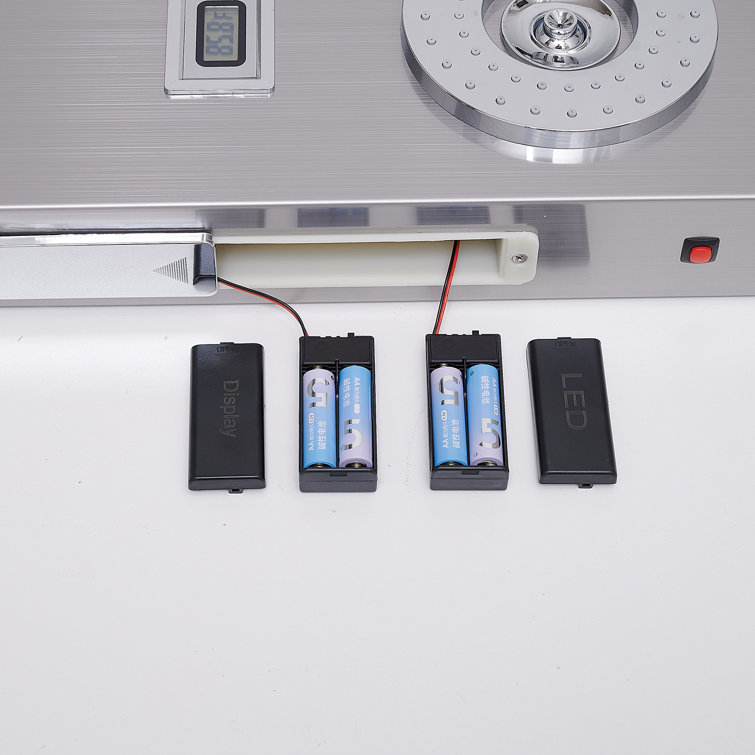 Nickel Chrome Multi-Function LED Shower Panel System