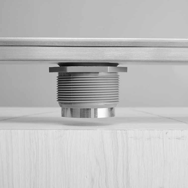 24-Inch Brushed Nickel Stainless Steel Linear Shower Drain