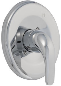 Chrome Pressure Balanced Valve Trim with Single Lever Handle