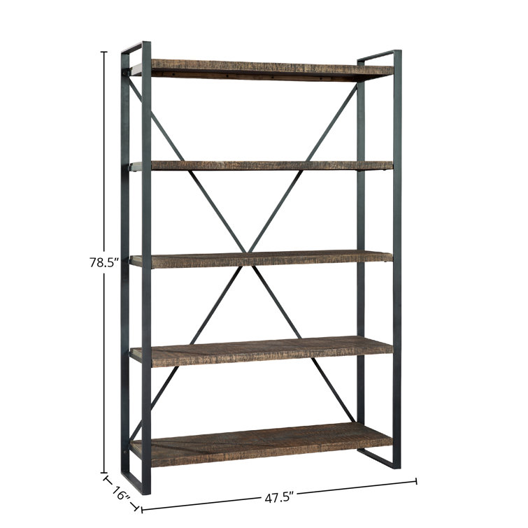 Pittsburgh Industrial Wide Open Shelving Unit in Steel