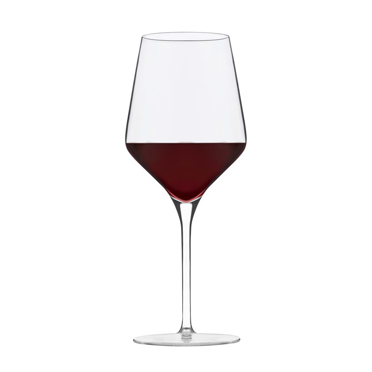 Greenwich Signature Angular Bowl 16-Ounce Wine Glasses Set of 4