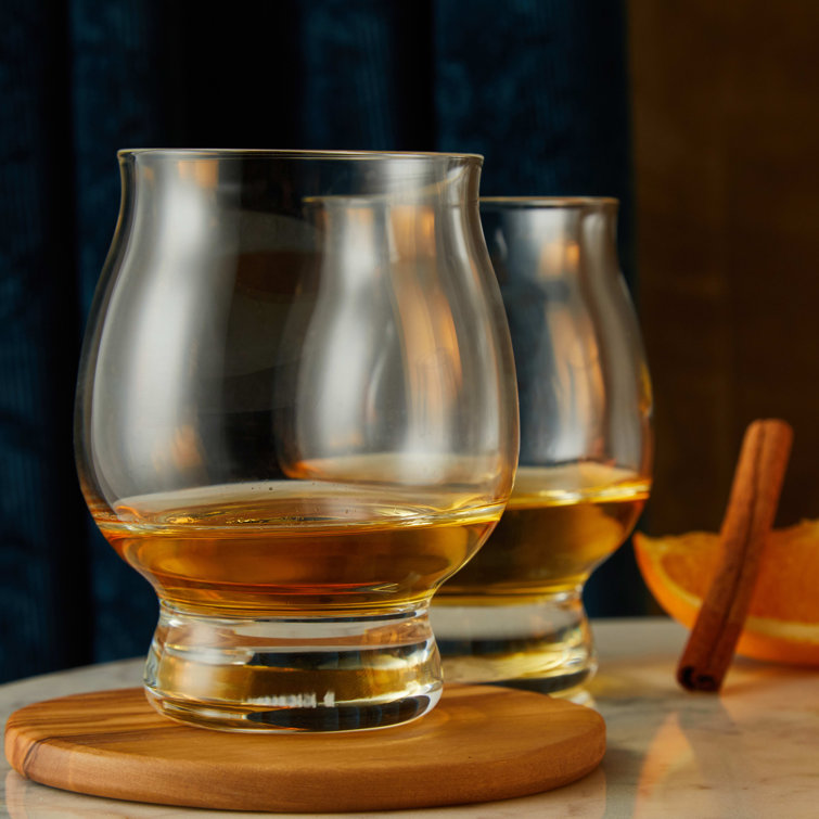 Libbey Signature Clear Glass Bourbon Tasting Set, 8-ounce, Set of 4