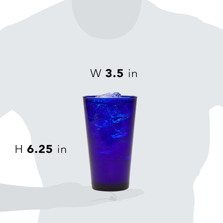 Libbey Cobalt Blue 17.25 oz Glass Tumbler Set