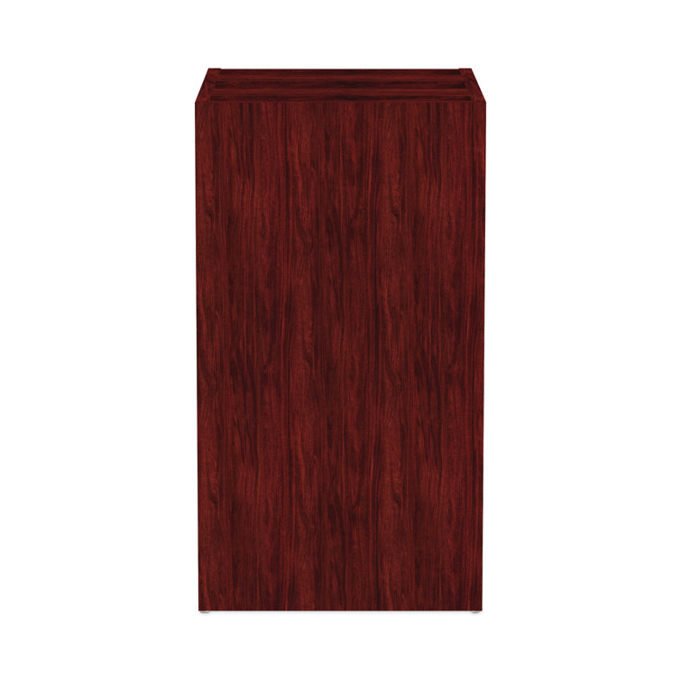 Mahogany 3-Drawer Lockable Vertical File Cabinet