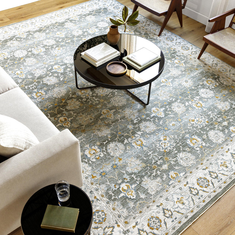 Gray and Beige Oriental Synthetic Flat Woven Rug, 9' x 12'