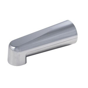 Chrome Wall Mounted Tub Spout with Diverter
