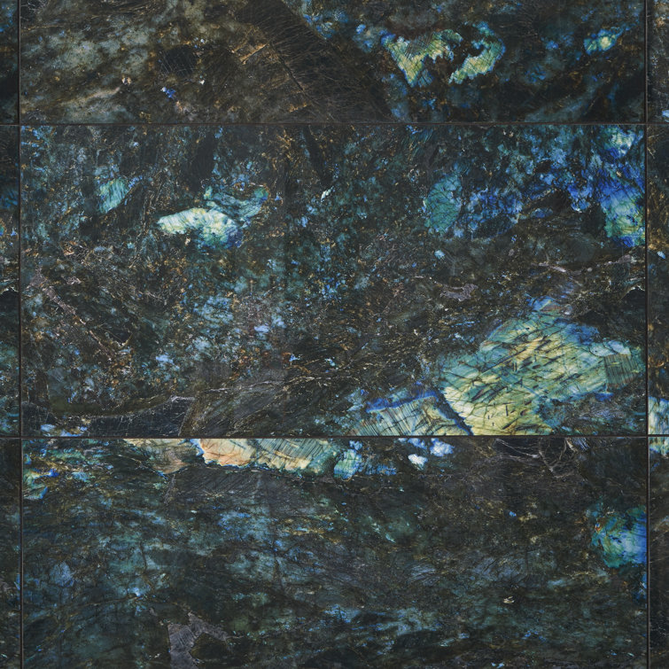 Labrodorite Blue 24" x 48" Polished Porcelain Marble Look Tile