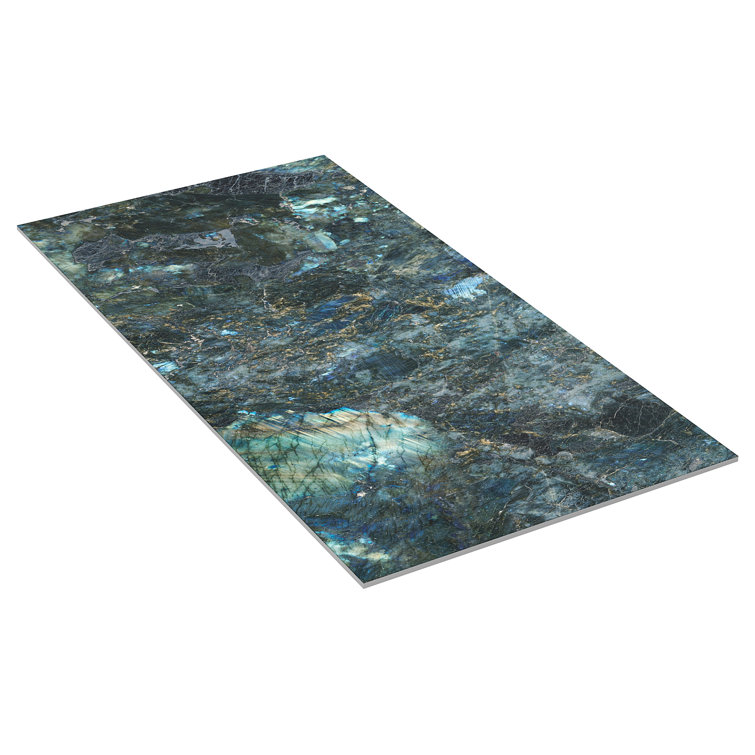 Labrodorite Blue 24" x 48" Polished Porcelain Marble Look Tile