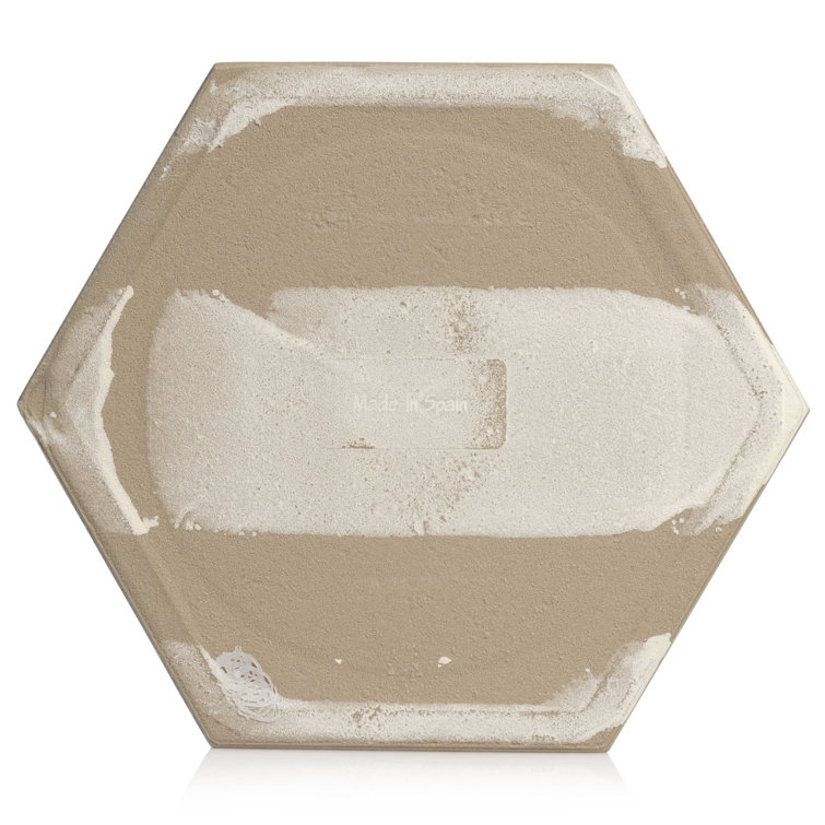 Tribeca Hexagon Matte Orange Porcelain Tile for Kitchen and Bathroom