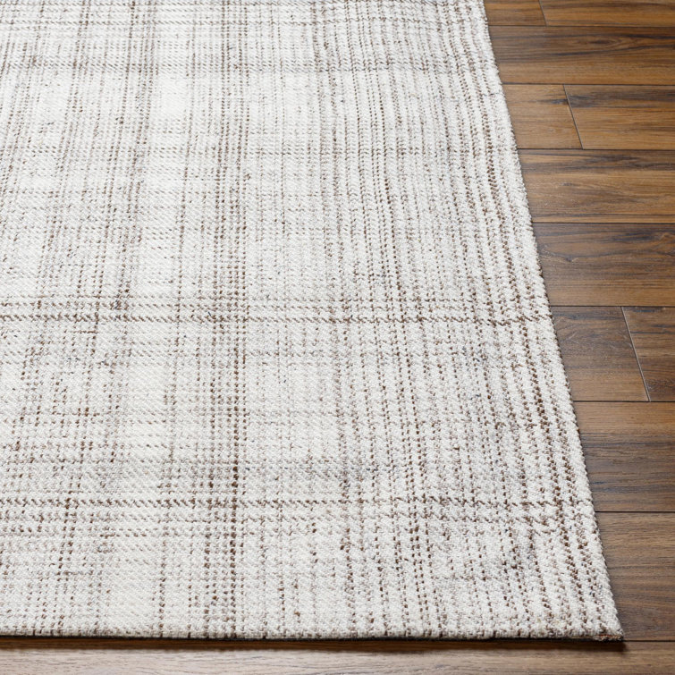Sammy Off-White Hand-Woven Synthetic 6' x 9' Area Rug