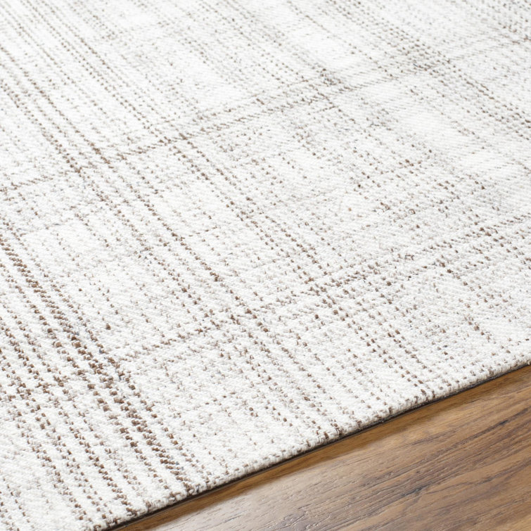 Sammy Off-White Hand-Woven Synthetic 6' x 9' Area Rug