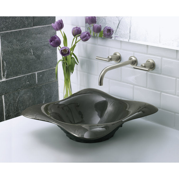 Brass Two-Handle Wall-Mount Ceramic Valve