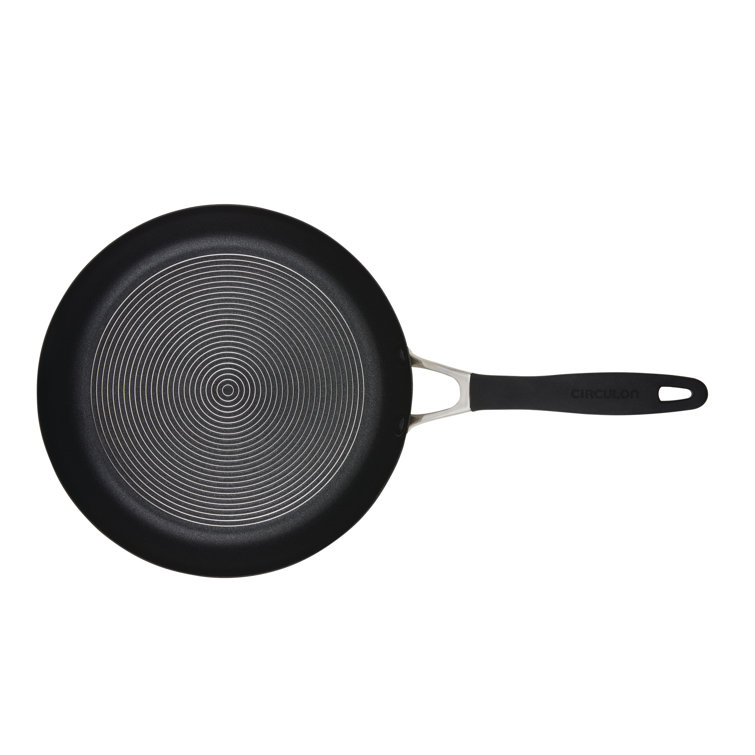 Silver Stainless Steel Non-Stick Fry Pan Set, 8 and 10 Inch