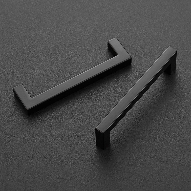 Matte Black 5'' Aluminum Alloy Cabinet Handle Pulls