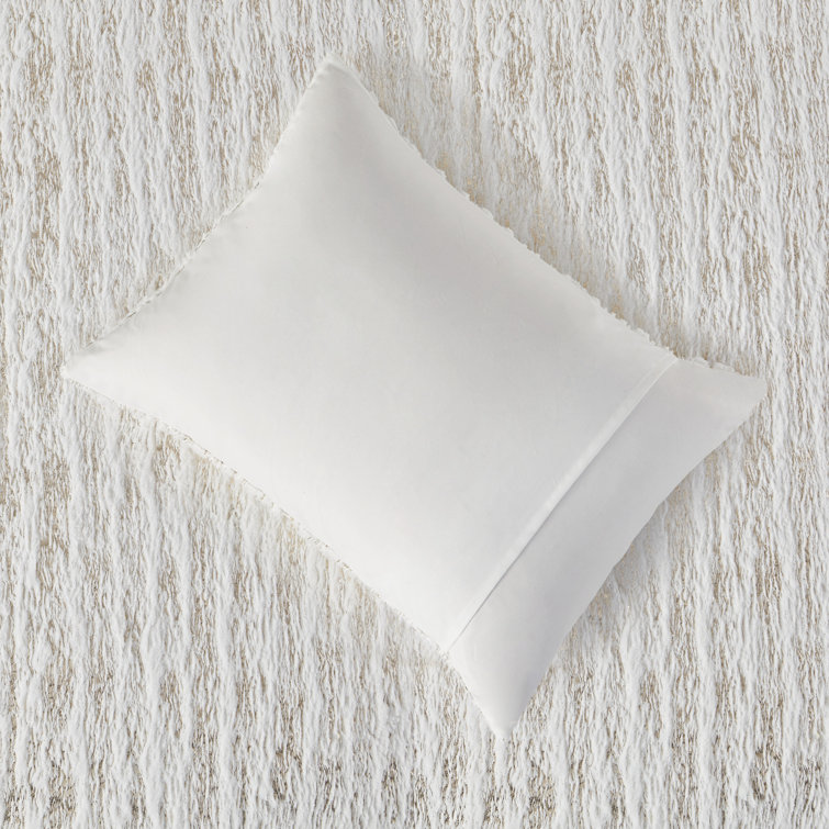 510 Design Metallic Print Faux Fur Comforter Set