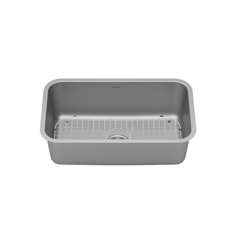 Karran 26" Stainless Steel Sink Grid with Protective Bumpers