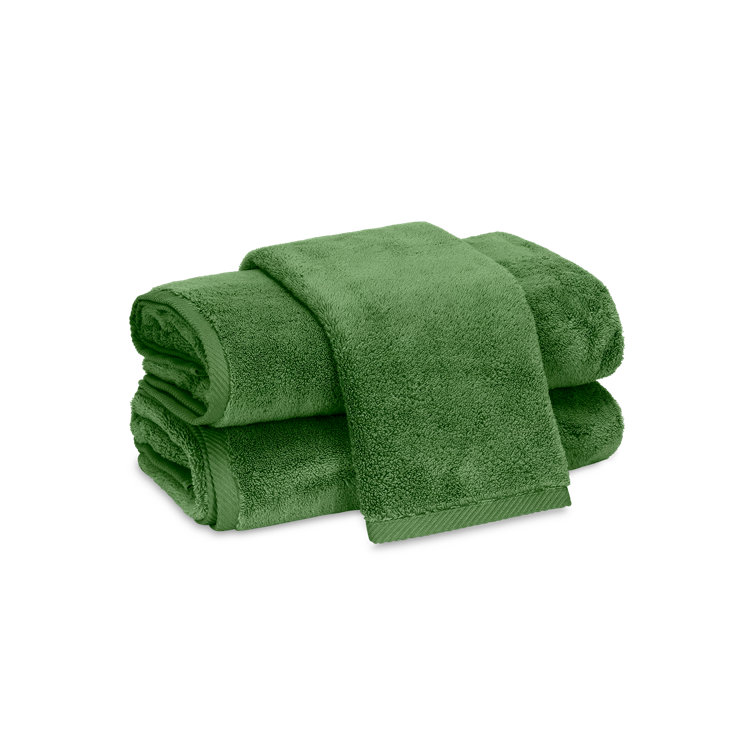 Grass Green Cotton Terrycloth Bath Towel