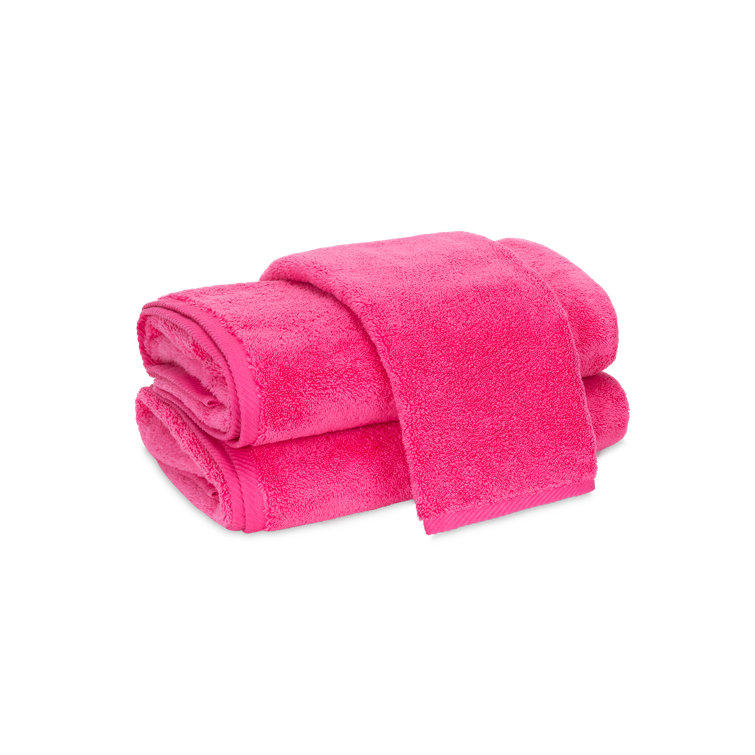 Hot Pink Cotton Terrycloth Bath Towel