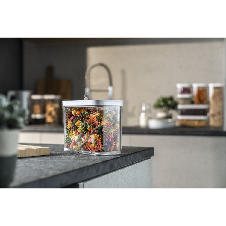Medium Tall Clear BPA-Free Plastic Airtight Food Storage Container