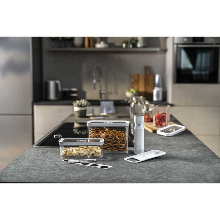Medium Tall Clear BPA-Free Plastic Airtight Food Storage Container