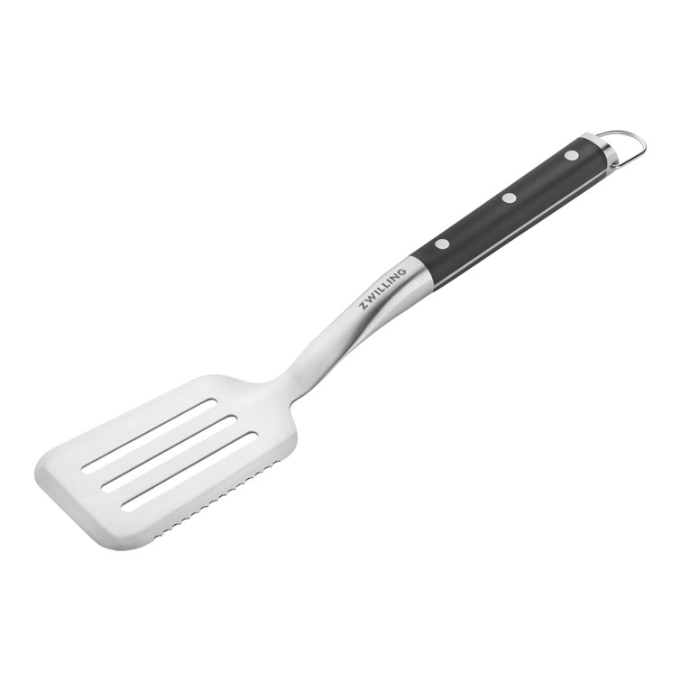 Zwilling BBQ+ 17-Inch Stainless Steel Grill Spatula with Serrated Edge
