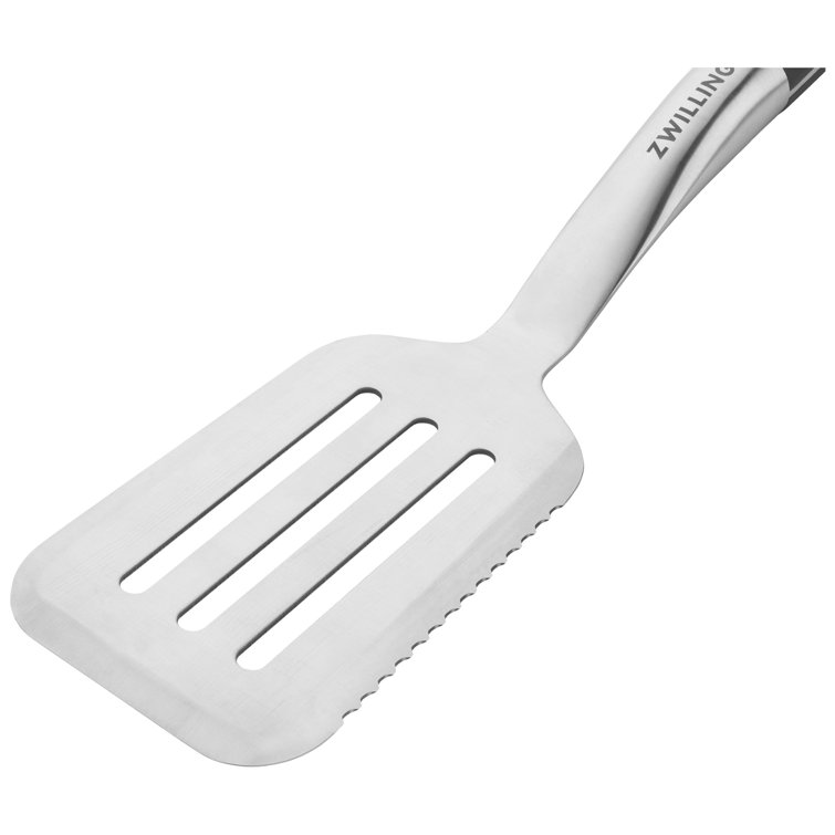 Zwilling BBQ+ 17-Inch Stainless Steel Grill Spatula with Serrated Edge