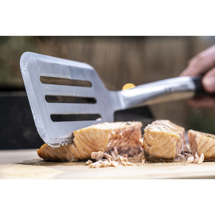 Zwilling BBQ+ 17-Inch Stainless Steel Grill Spatula with Serrated Edge