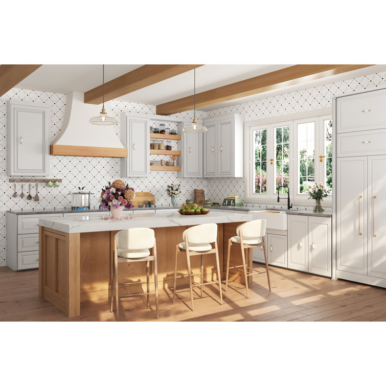 White Fireclay 33" Single Bowl Farmhouse Kitchen Sink with Accessories